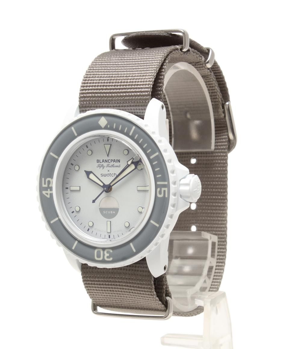 ブランパン スウォッチ 腕時計 SO35N100 自動巻き レディース Blancpain Swatch