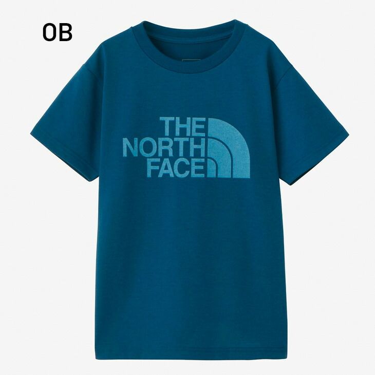 送料無料 ノースフェイス キッズ 半袖 Tシャツ 130-150cm 子供服 THE NORTH FACE ロゴティー 子ども用 アウトドアウェア 吸汗速乾 UVカット プリントT ビッグロゴ カジュアル トップス 子ども 男の子 