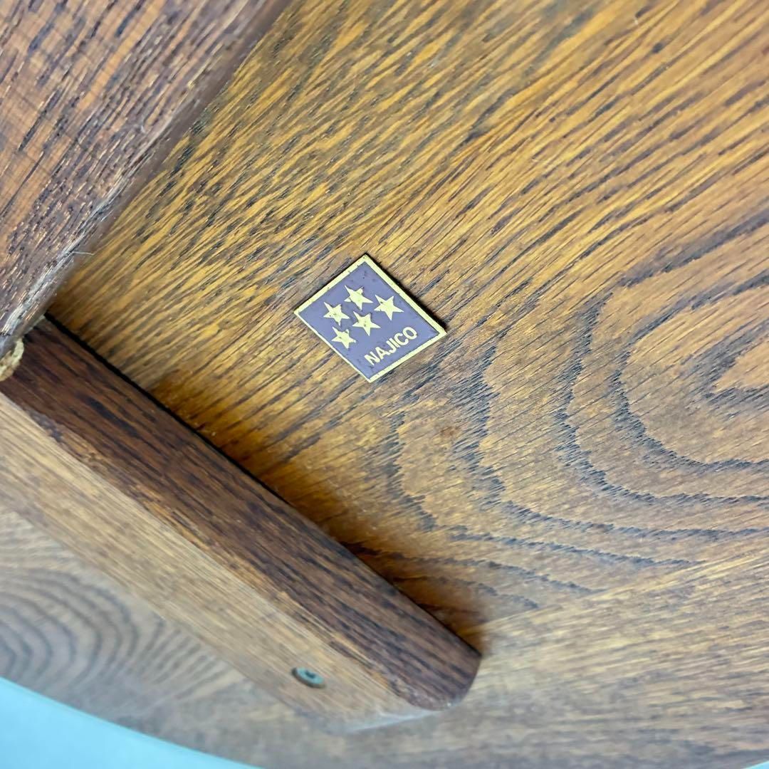 NAJICO ナジコ 丸テーブル サイドテーブル　ヴィンテージ レトロ 民藝 NAJICO ナジコ 丸テーブル サイドテーブル ヴィンテージ レトロ 民藝