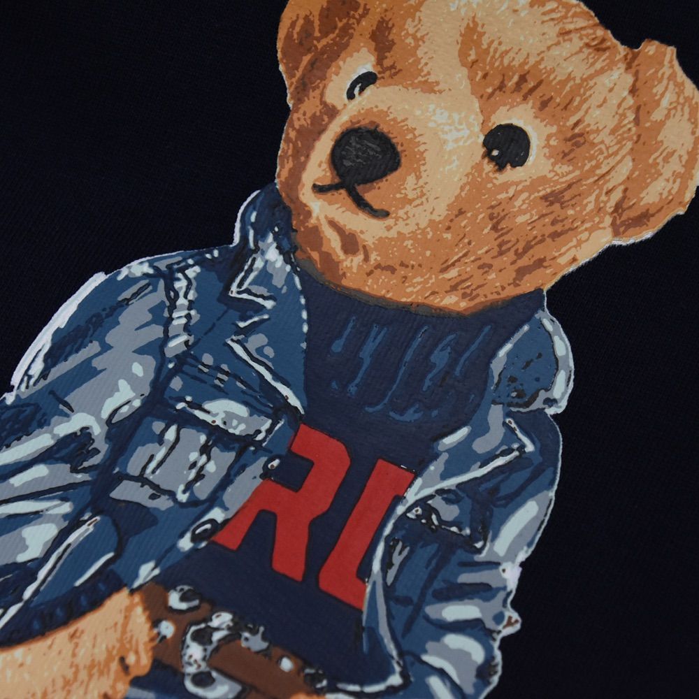 90's ポロバイラルフローレン　ポロベア ネイビー　パーカー Lサイズ. 90's Polo Ralph Lauren 