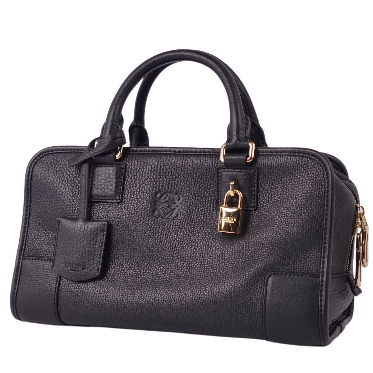 LOEWE ロエベ アナグラム アマソナ28 レザー ハンドバッグ LOEWE ロエベ ハンドバッグ Amazona 28 Hand Bag アマソナ28