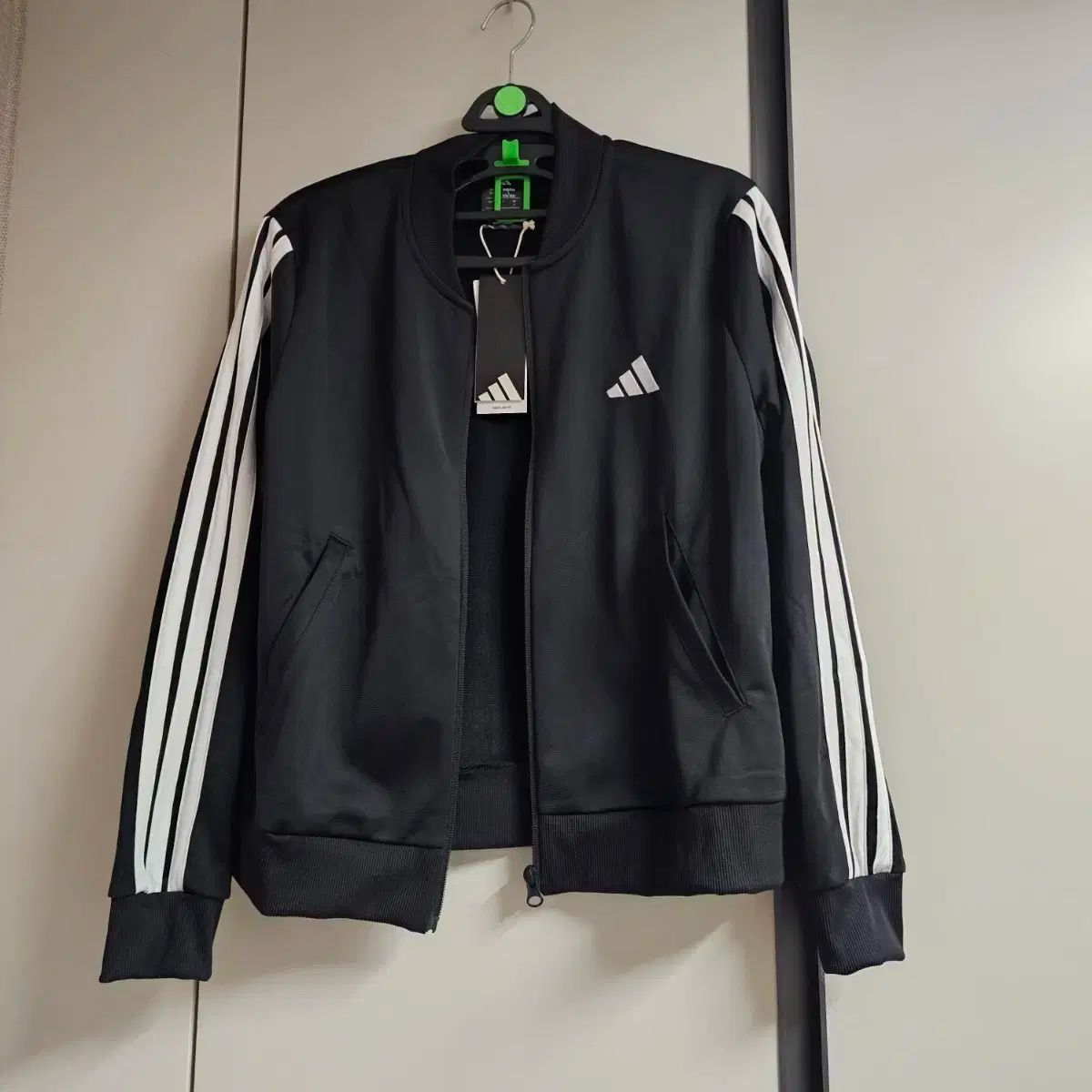 L adidas オレンジ 雷模様 ジャージ Lサイズ adidas アディダス
