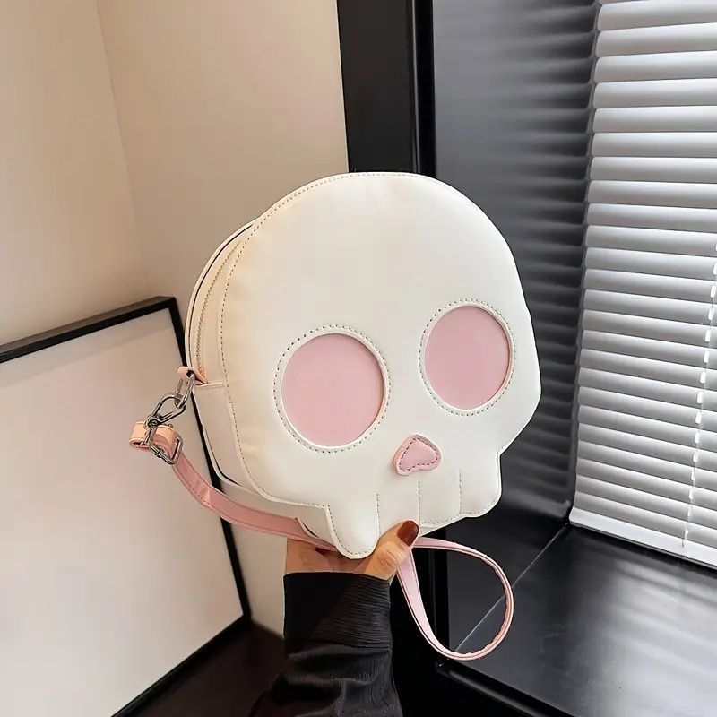 スカルデザインショルダーバッグファッション風変わりなゴースト
