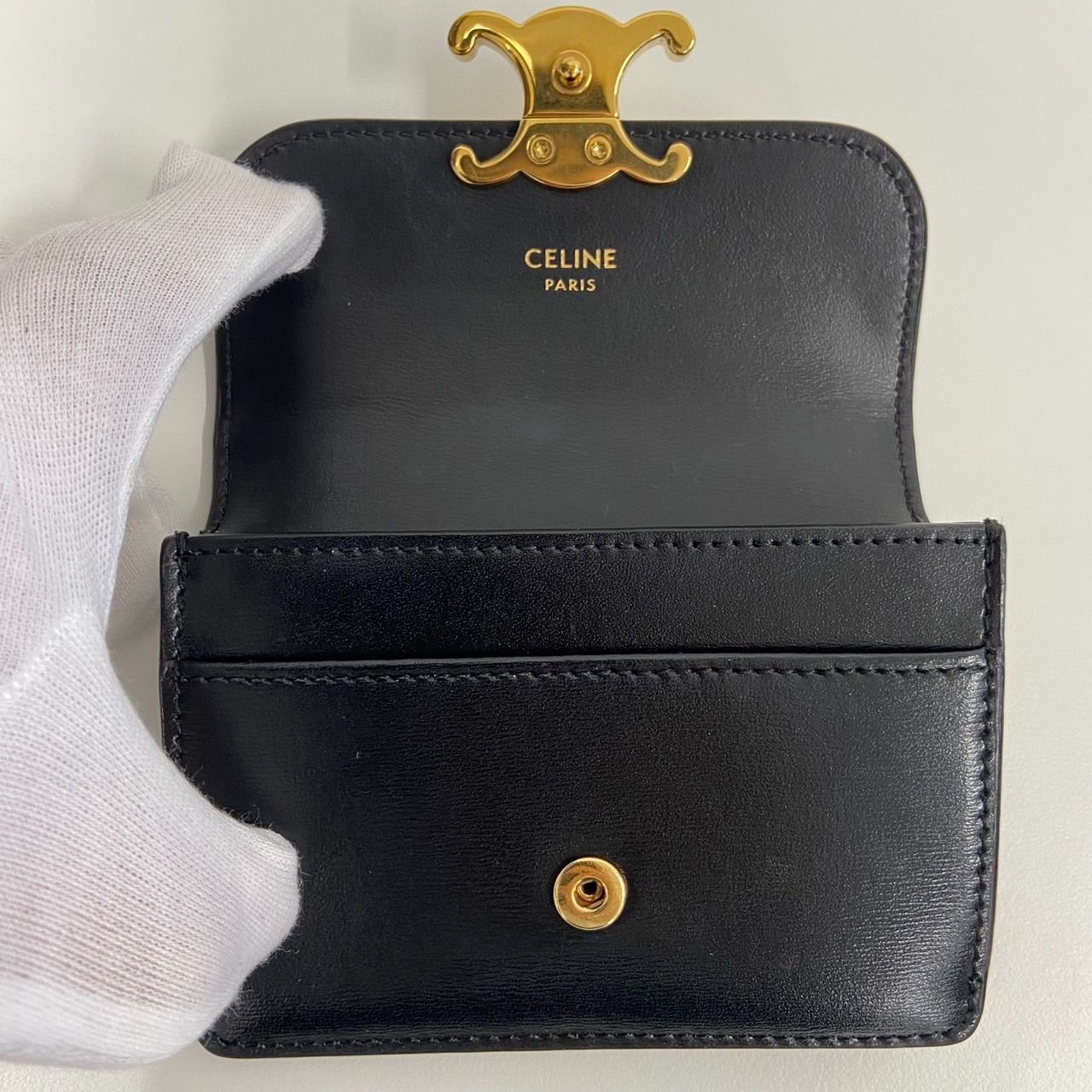 セリーヌ　トリオ CELINE セリーヌ バッグ トリオ スモール ショルダーバッグ TRIO