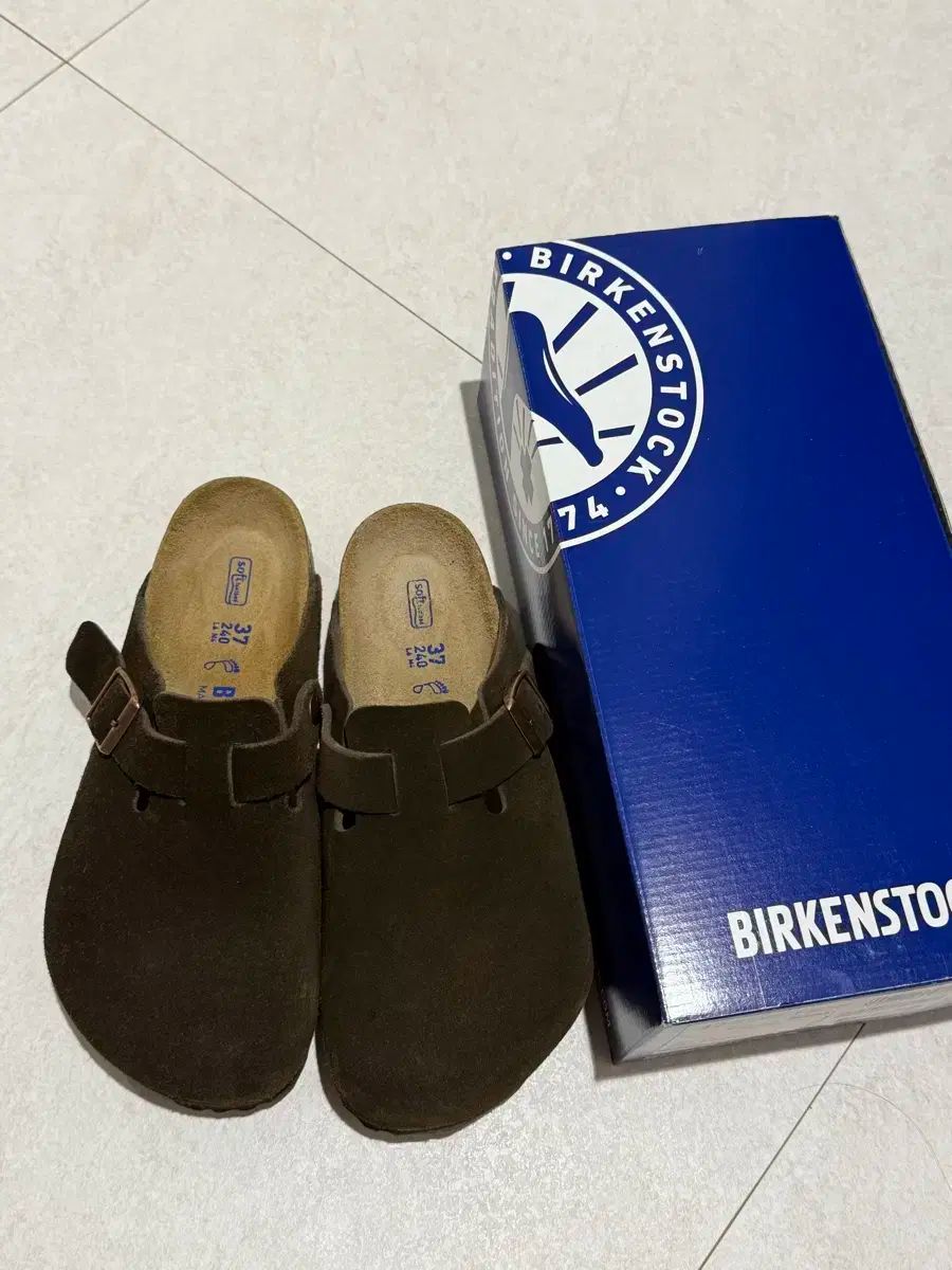 BIRKENSTOCK ビルケンシュトック ボストン モカ 37 240