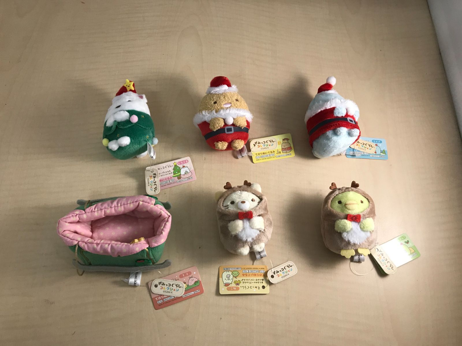 すみっコぐらし クリスマス とかげ サンタ てのりぬいぐるみ 2017 すみ