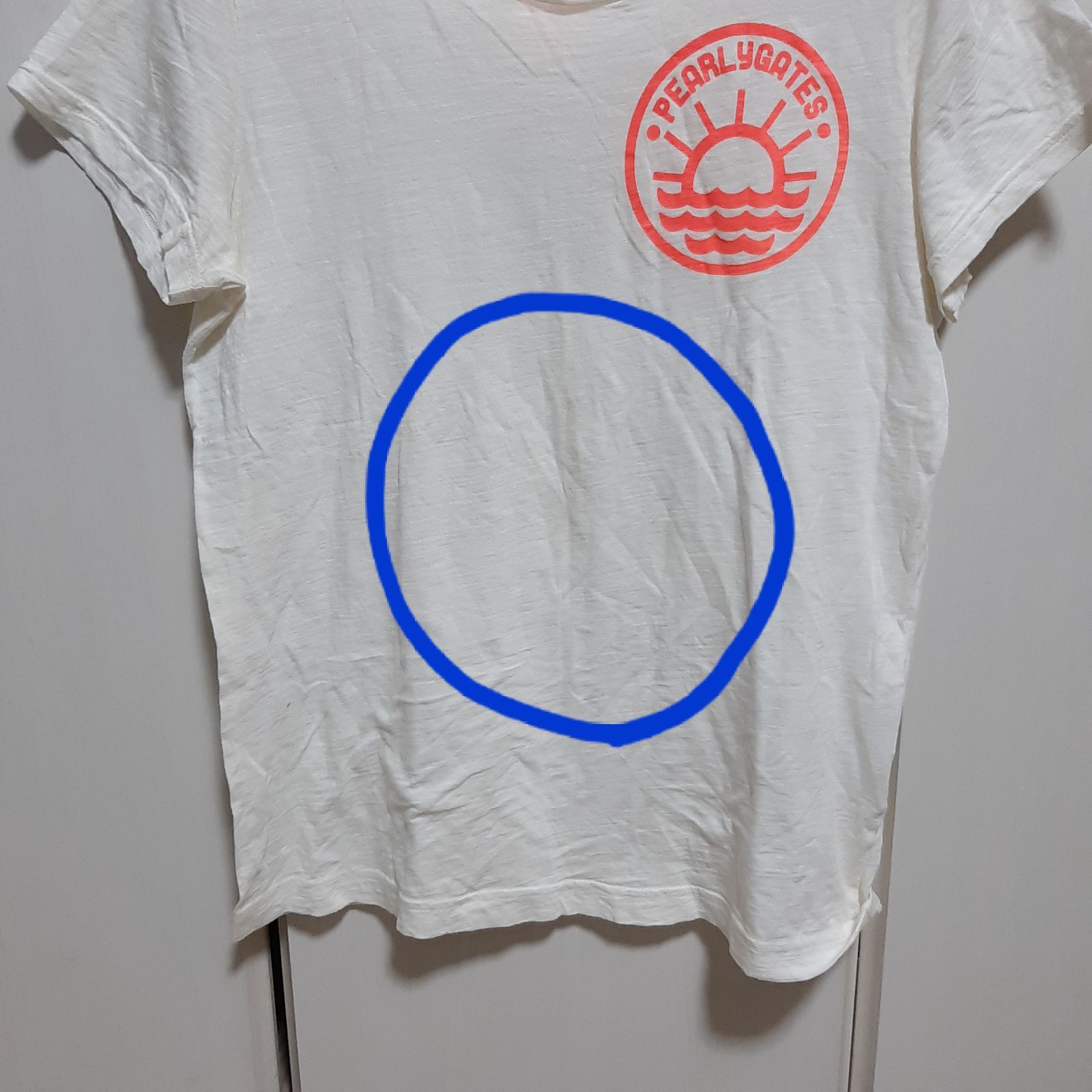 C1428 パーリーゲイツ PEARLY GATES Tシャツ 半袖 カットソー(1) 白