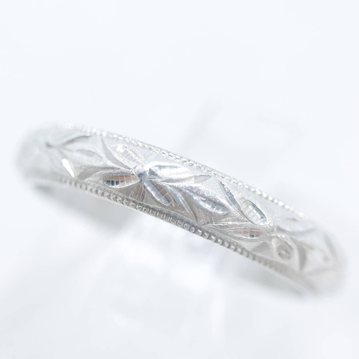 Pt850 プラチナ ＃8 約8号 総重量約3.4g リング 指輪 レディース アクセサリー