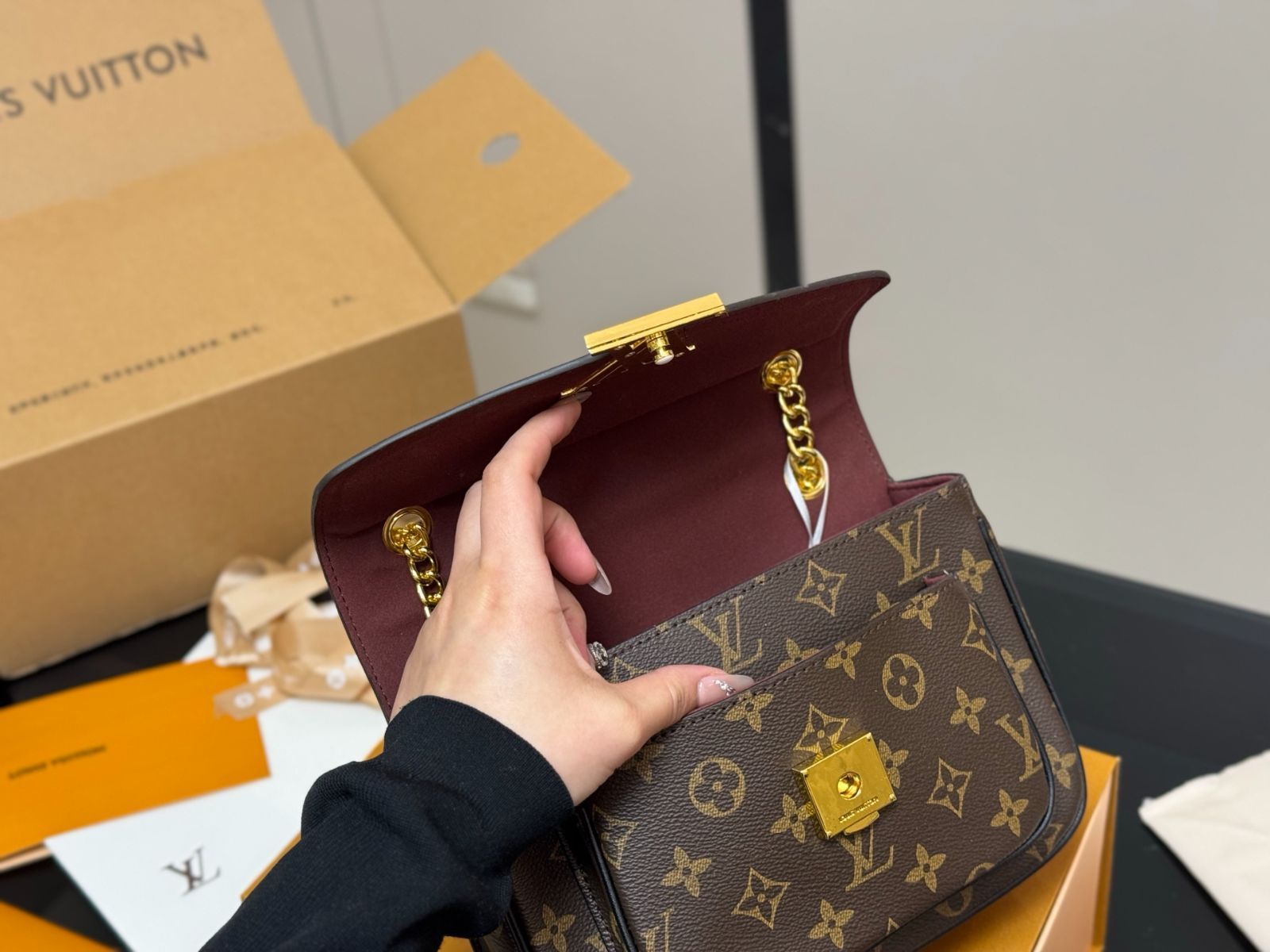 LOUIS VUITTON ヴィトン　ダミエ バスティーユ メッセンジャーバッグ 今日特価】LV Passy Messenger Bag ルイ・ヴィトン パッシー