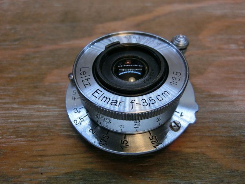 7688 Leica Leitz Elmar 3.5cm 3.5 ライカ Lマウント L39 広角 オールドレンズ
