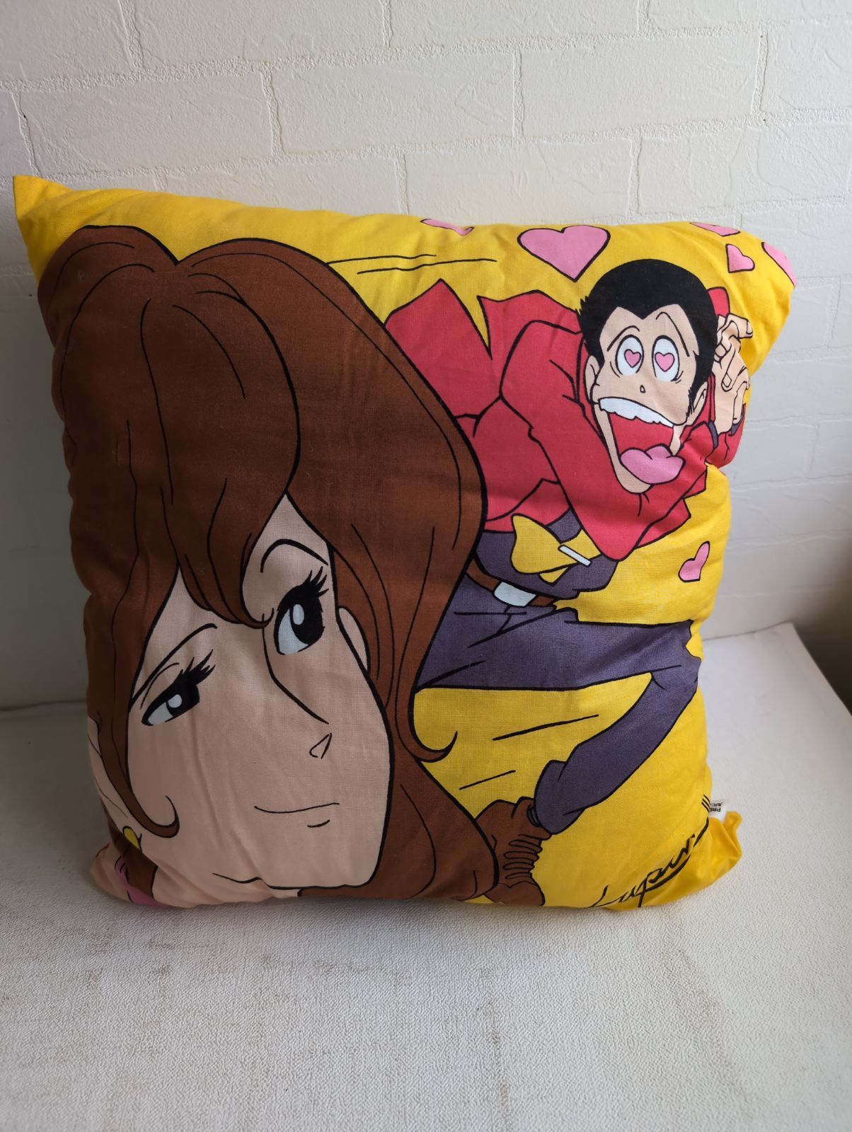 未使用 ルパン三世 クッション 2個セット 当時物 ESSO 峰不二子 次元