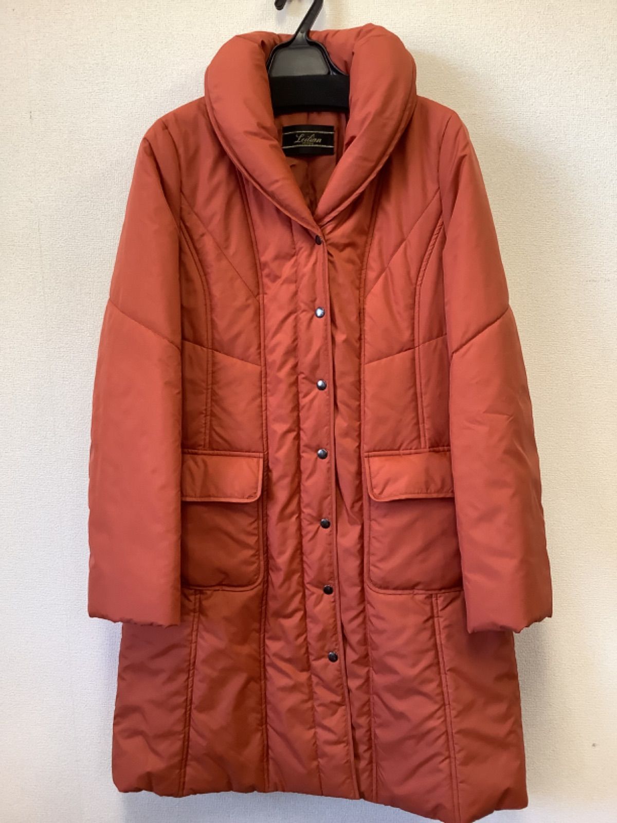 N113 新品未使用 アウトレット品 Leilian レリアン ロングダウンコート