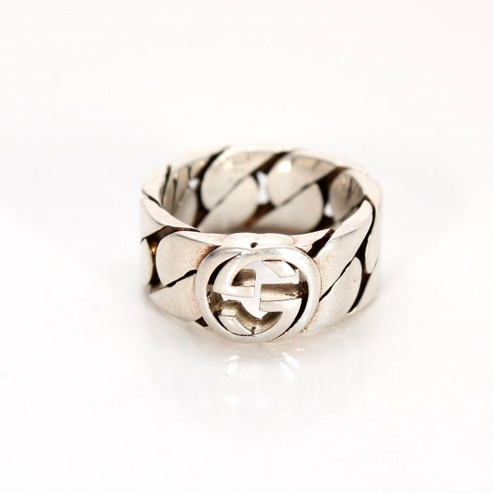 GUCCI グッチ インターロッキングG リング 661515 J8400 0728 シルバー