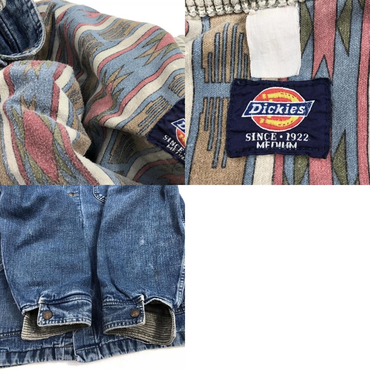 90s Dickies カバーオール 90s Dickiesディッキーズ ブランケットライナー デニム