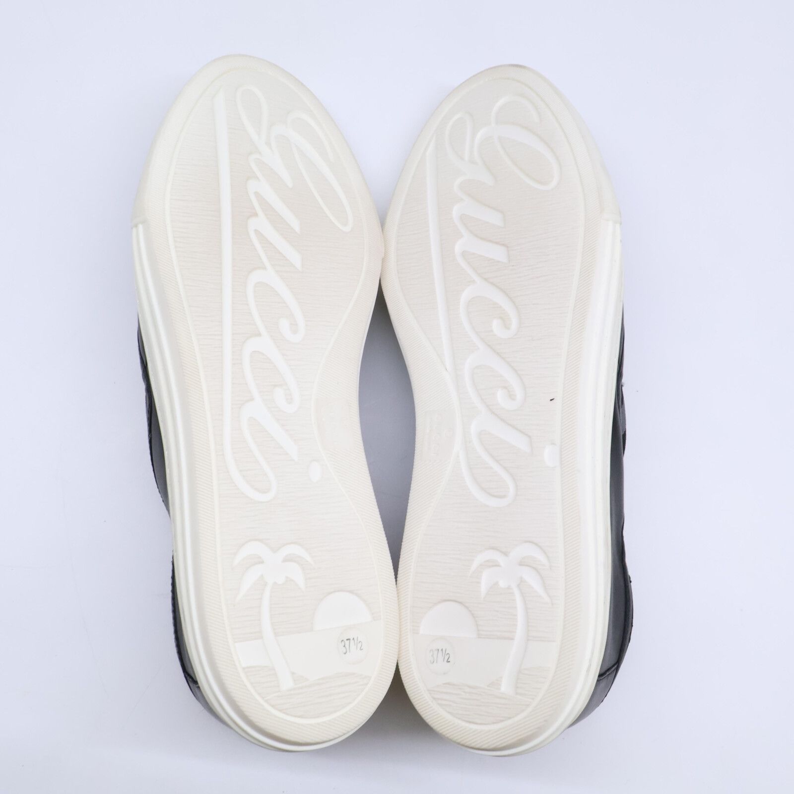 GUCCI グッチ 【新品同様】473974 レザー スリッポン/ 37 1/2