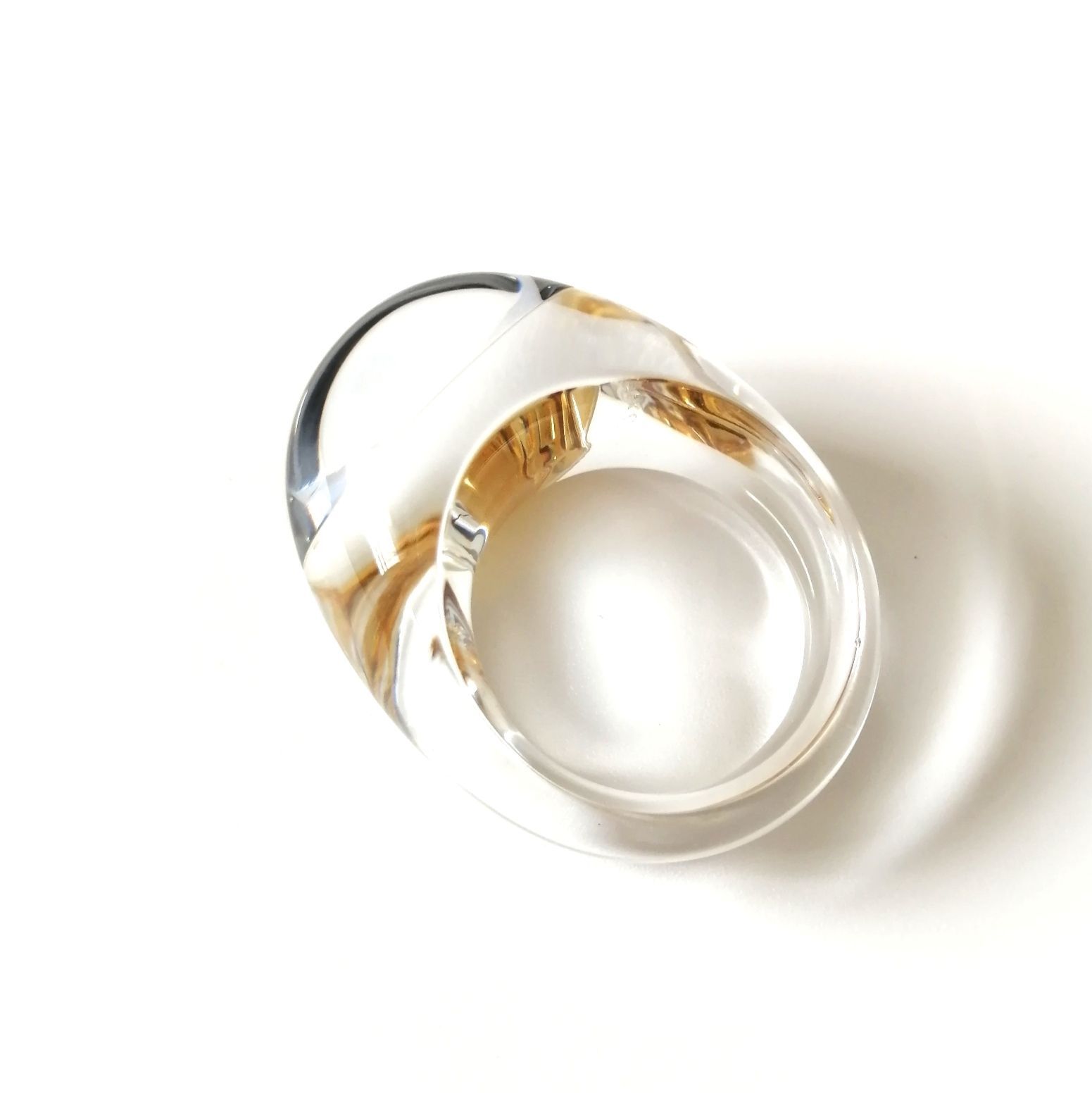 バカラ タンゴリング クリアイリゼ【美品】 Baccarat バカラ タンゴ リング 指輪 クリスタル クリアイリゼ
