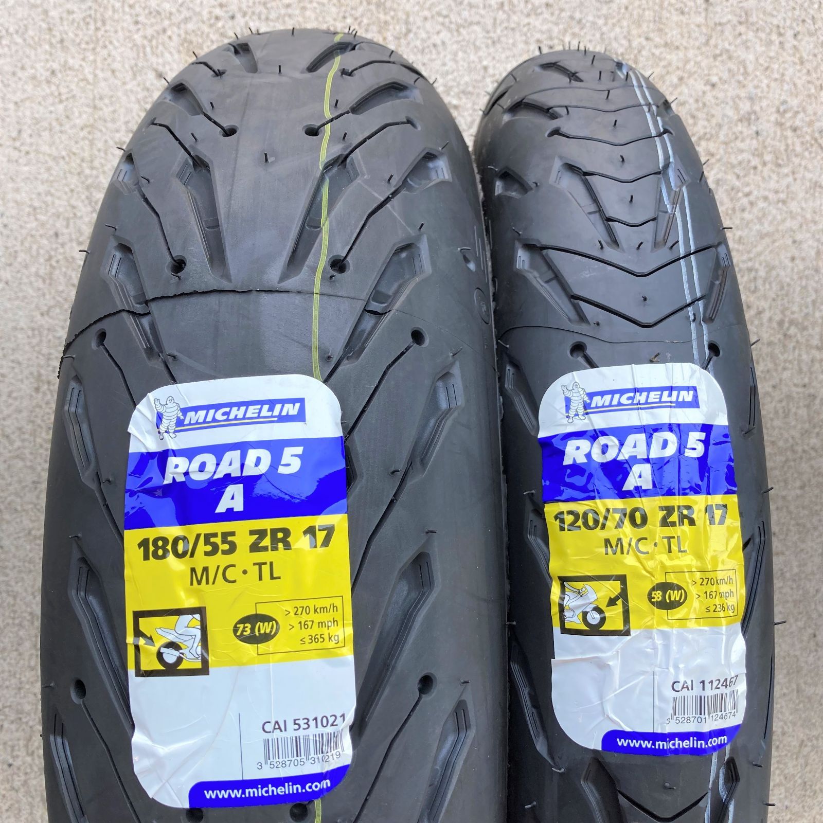 ミシュラン ロード5 前後セット ミシュラン ロード5 前後セット ROAD 5