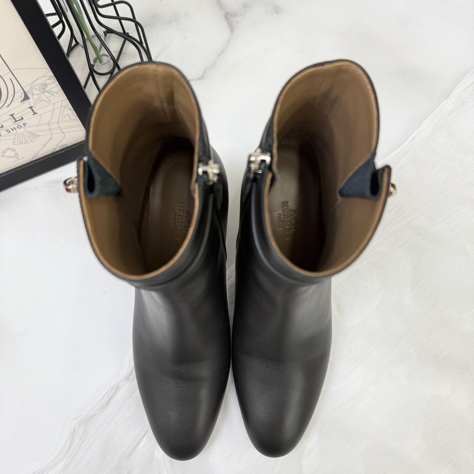 エルメス サンジェルマン シルバー金具 ケリーバックル スエード