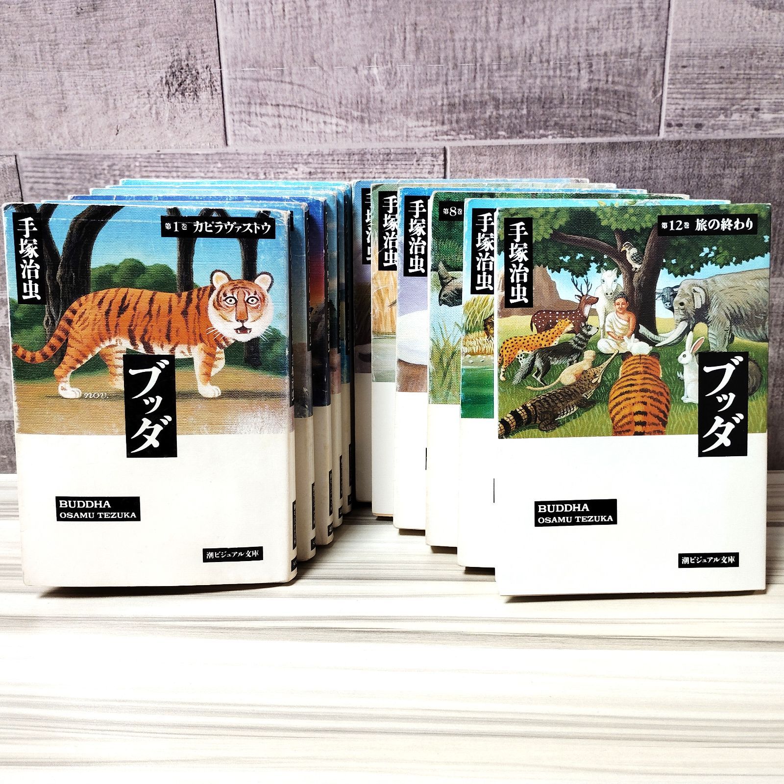 ブッダ文庫 全12巻セット 手塚治虫 ブッダ文庫版全巻セット 12巻 手塚