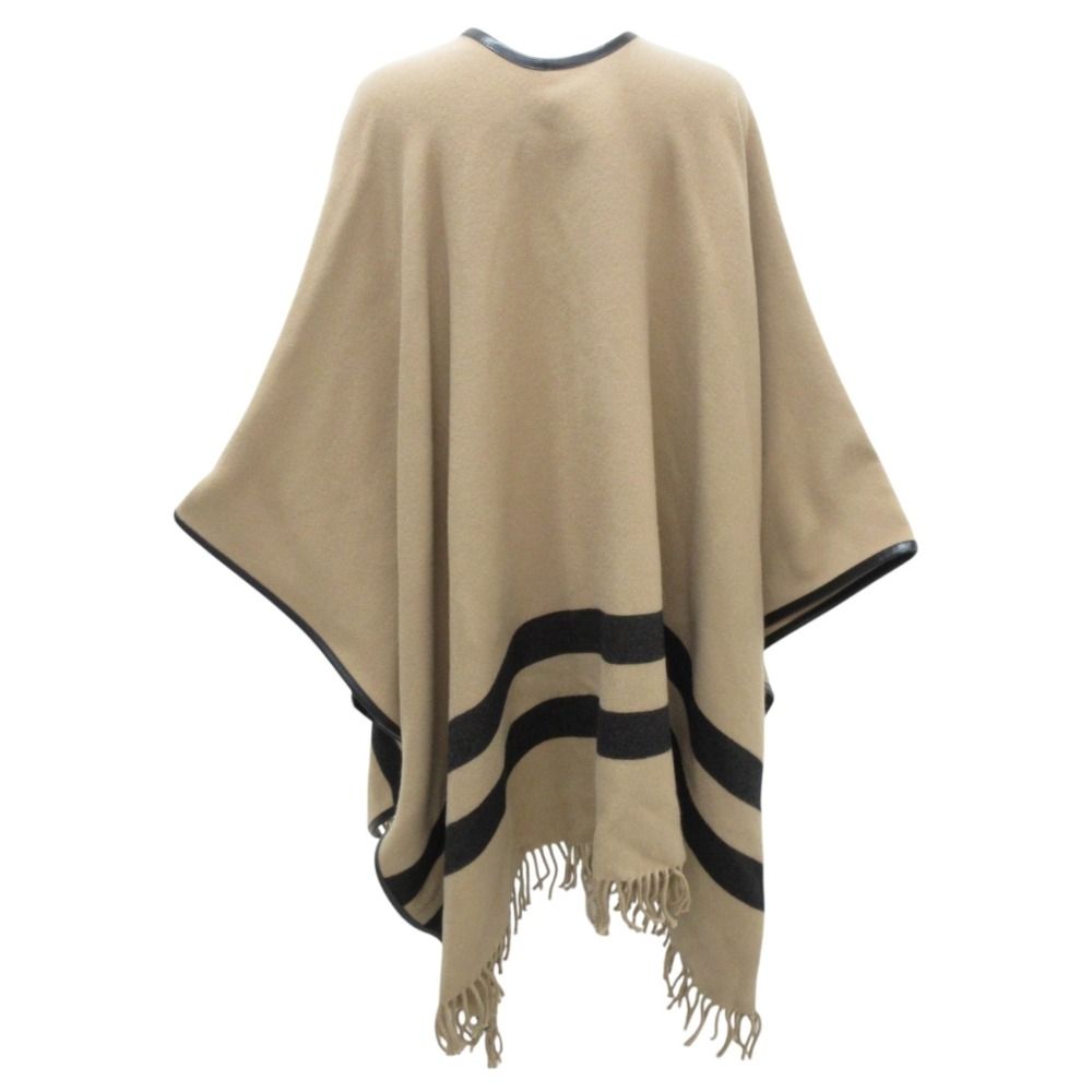 【未使用タグ付き】MONCLER MANTELLA ウールケープ ポンチョ ロゴ 未使用 21AW MONCLER モンクレール MANTELLA ロゴ ライン ウール