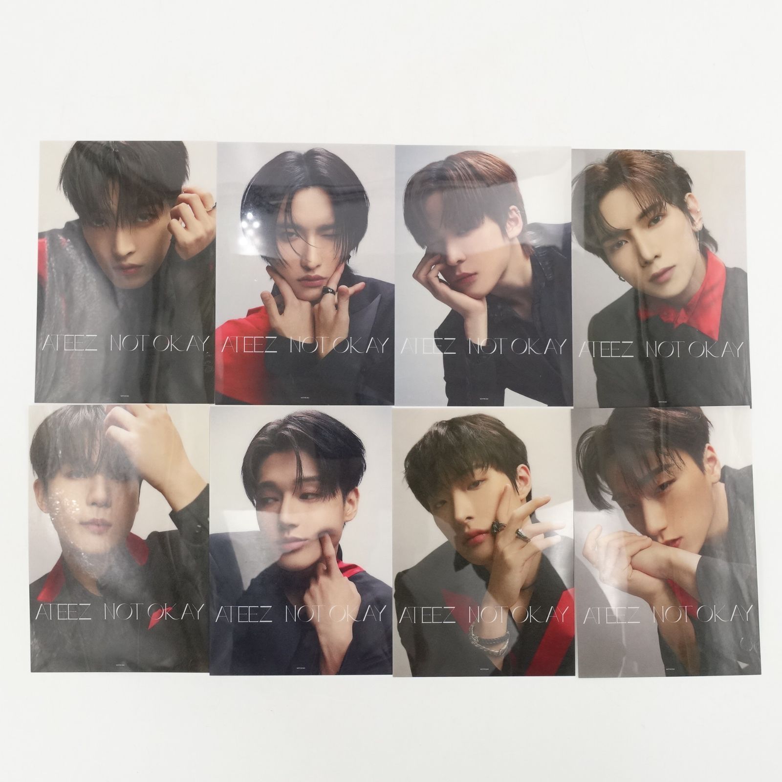 ATEEZ クリアシート 8種 コンプ NOT OKAY 楽天 books 特典