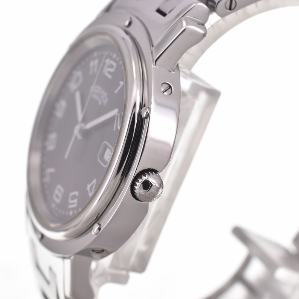 エルメス HERMES CL4.410 クリッパー デイト Dバックル クォーツ