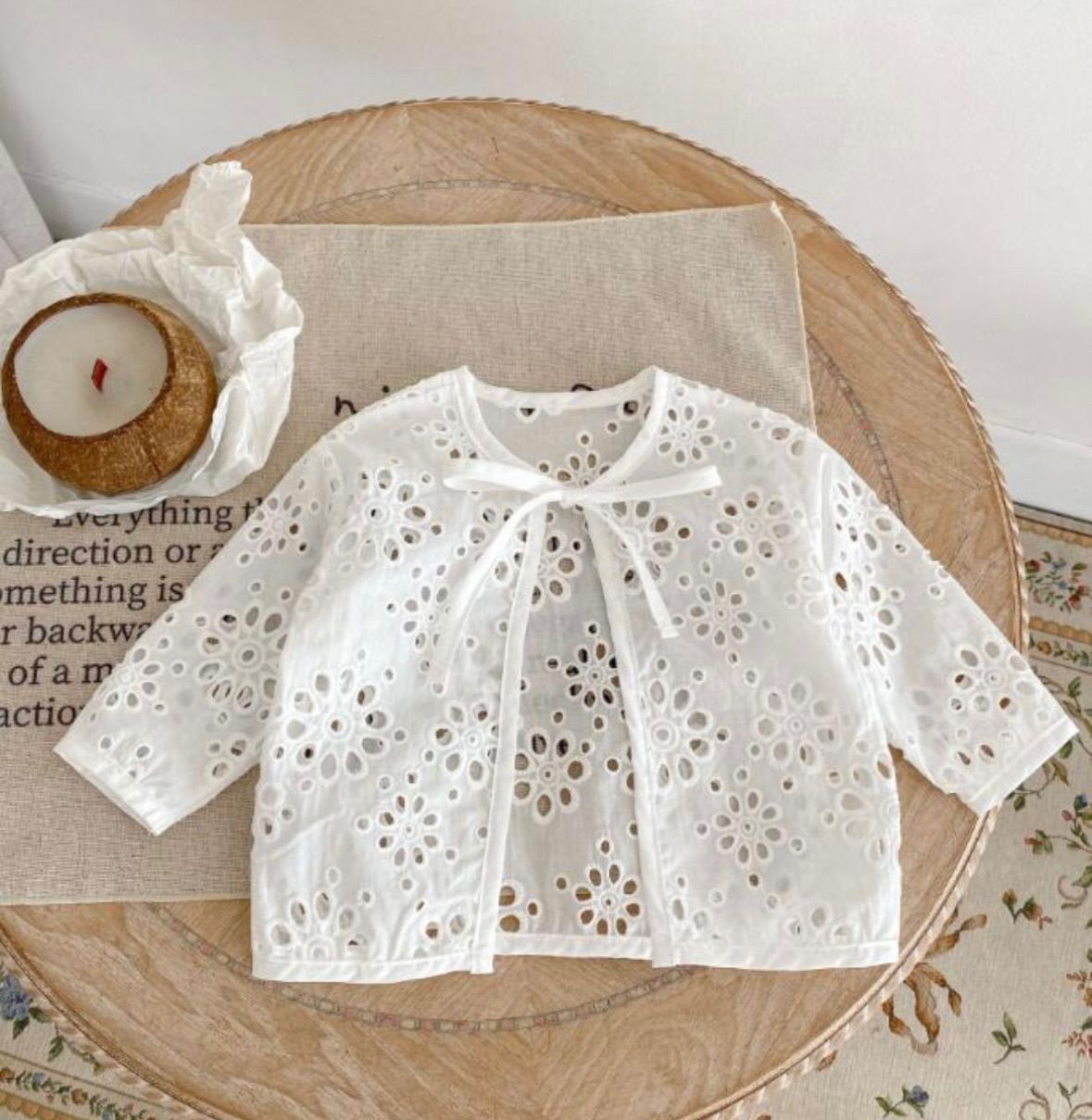 【KIDS】フラワーレースTOPS