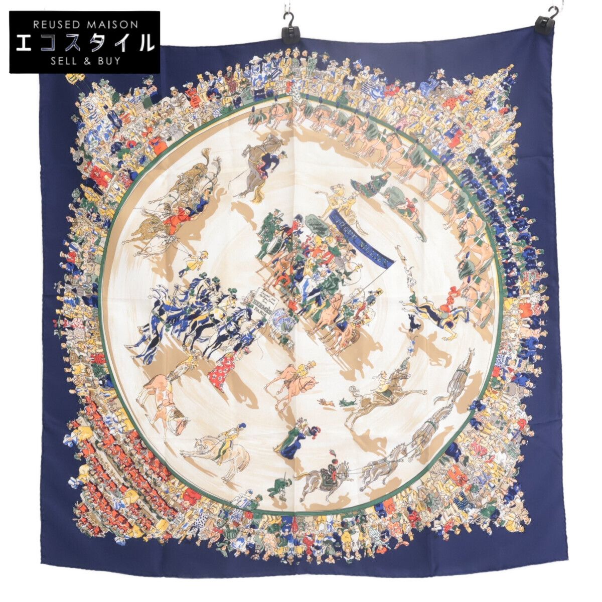 HERMES エルメス CIRQUE MOLIER モリエサーカス カレ90 - メルカリ