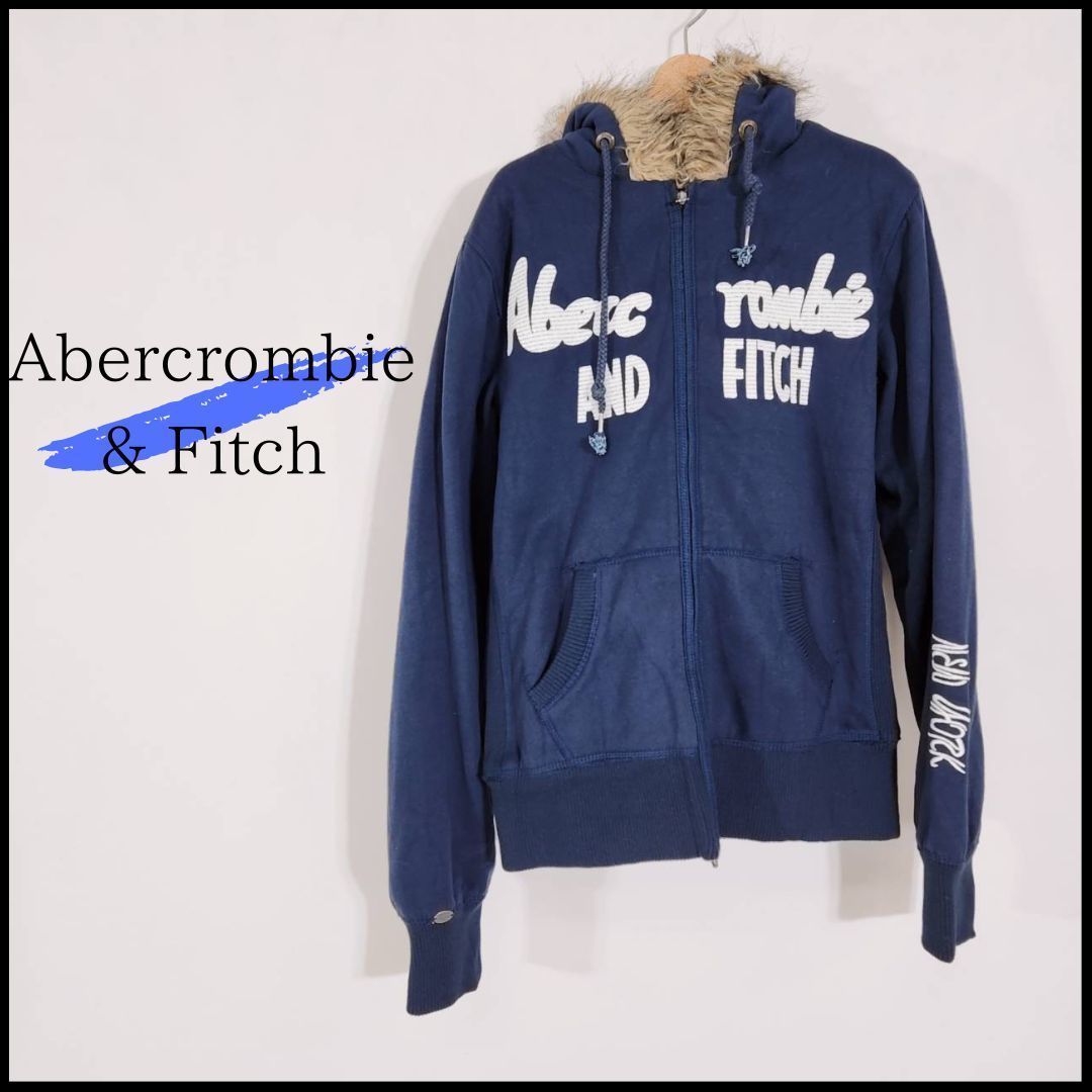 Abercrombie&Fitch】長袖パーカー裏起毛 ネイビー | www.clwsi.com