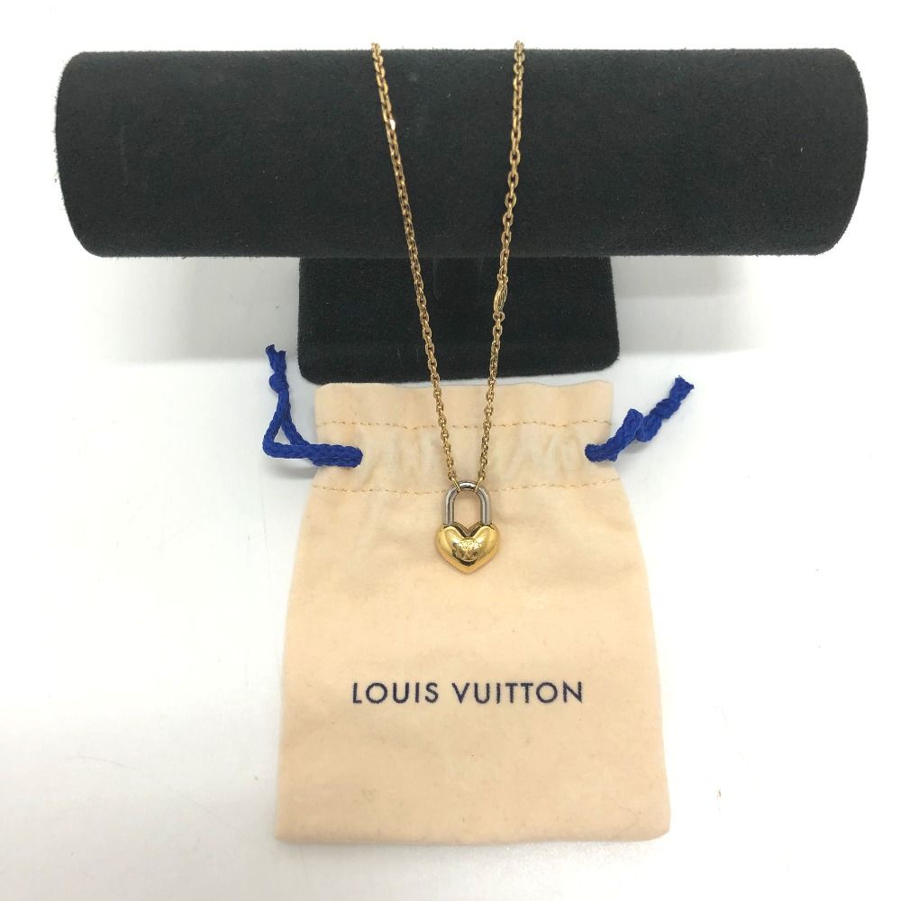 LOUIS VUITTONコリエクレイジーハートインロックネックレス