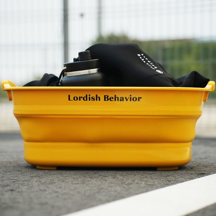サーフィン・ボディボード Lordish Behavior 4/3mm RUBBERFULL Lordish Behavior =LB=：ウエットスーツ着替え用 折りたたみ バケツ