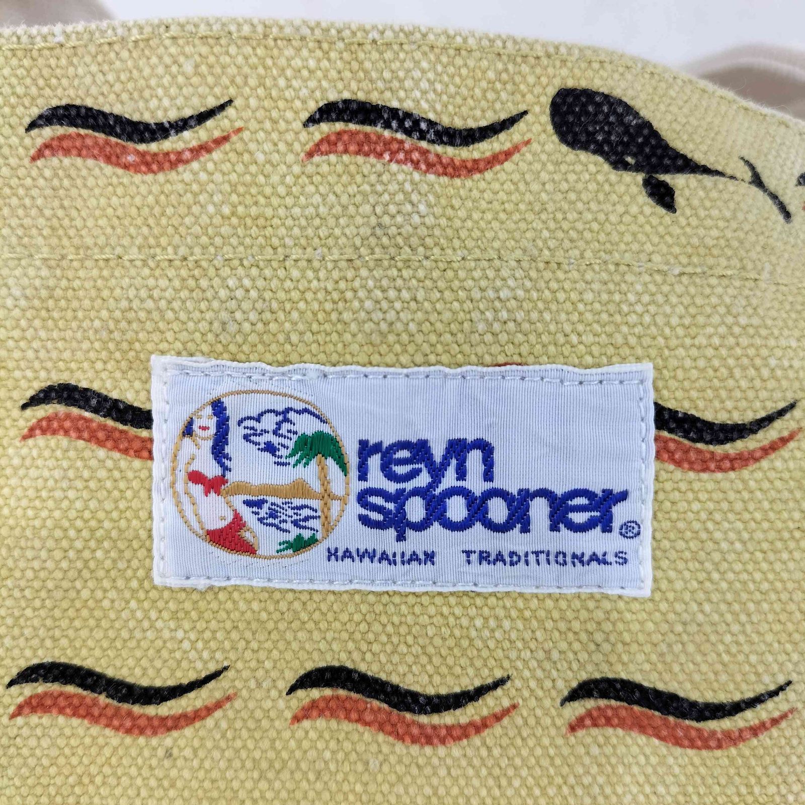 レインスプーナー Reyn Spooner クジラ柄 キャンバストートバッグ