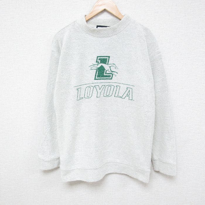 L/古着 長袖 トップス メンズ 00s LOYOLA モックネック ハイネック 薄グレー 24dec25 中古 スエット トレーナー - メルカリ