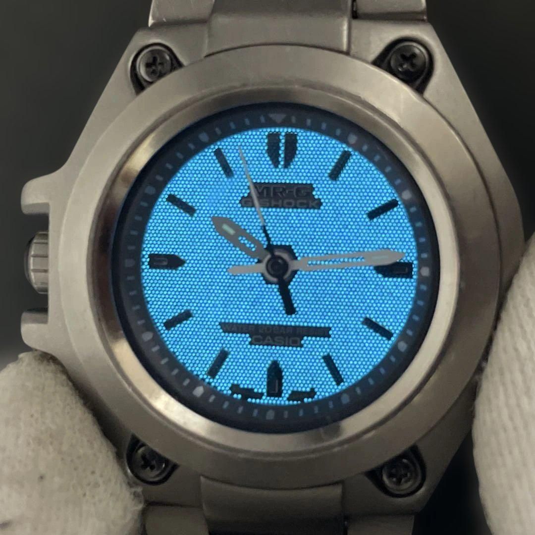 CASIO MRG-120T チタン JAZZレリーフ彫刻 ミスターG ジャズ