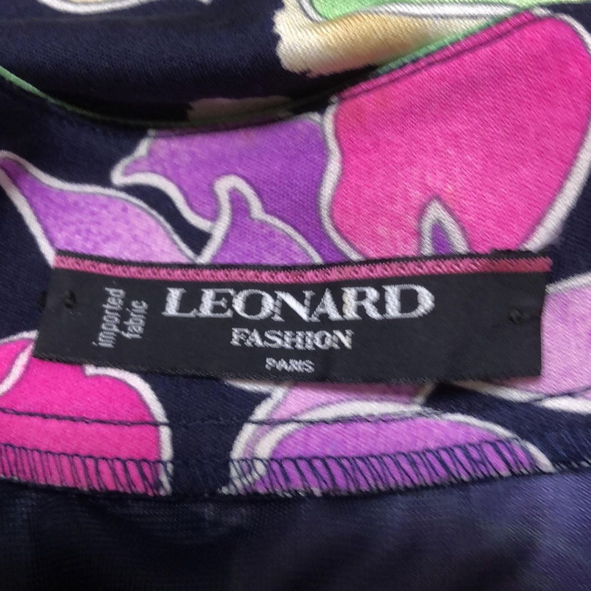 LEONARD(レオナール) ワンピース サイズ9 M レディース - ダーク LEONARD(レオナール) ワンピース サイズ9 M レディース - ダーク