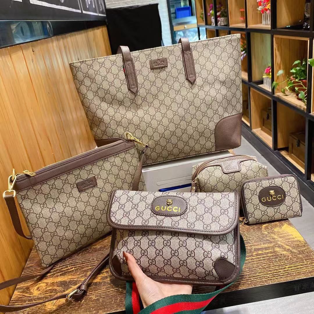 美品GUCCI グッチ トートバッグ ショルダーバッグ レディースバッグ 財布 5点セット - メルカリ