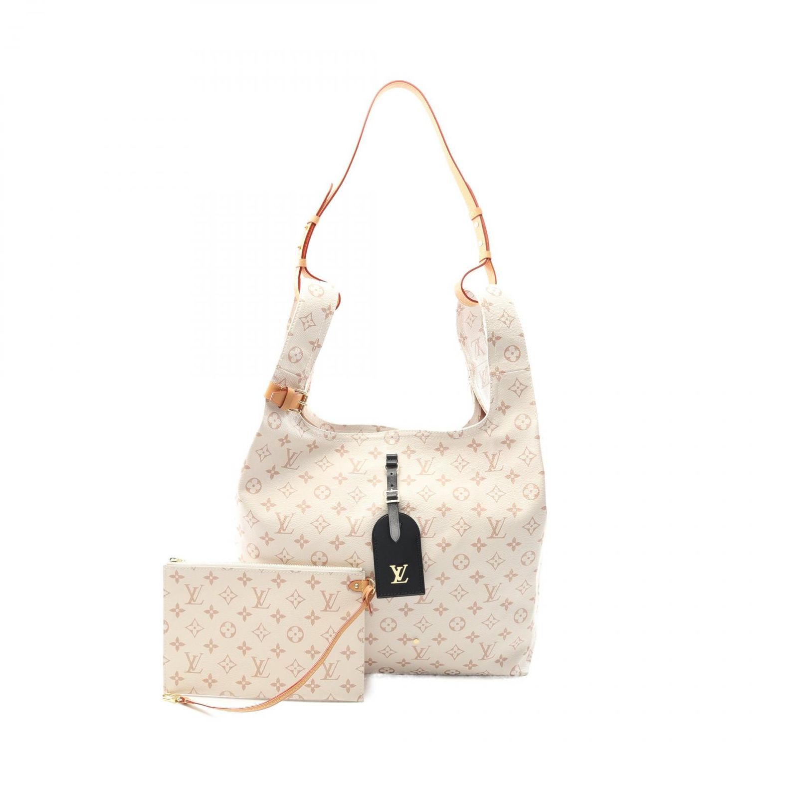 ルイ ヴィトン LOUIS VUITTON トートバッグ アトランティスGM モノグラム デュンヌ M24409 ホワイト PVCコーティングキャンバス アトランティスGM レディース Used A