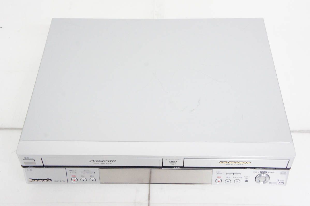 中古】Panasonicパナソニック DIGA DMR-E70V DVDプレーヤー一体型VHS