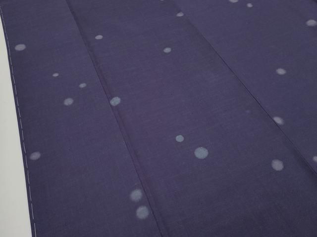 平和屋本店□極上 結城紬 求兵衛 丸文 濃鼠色地 証紙付き 逸品 未使用