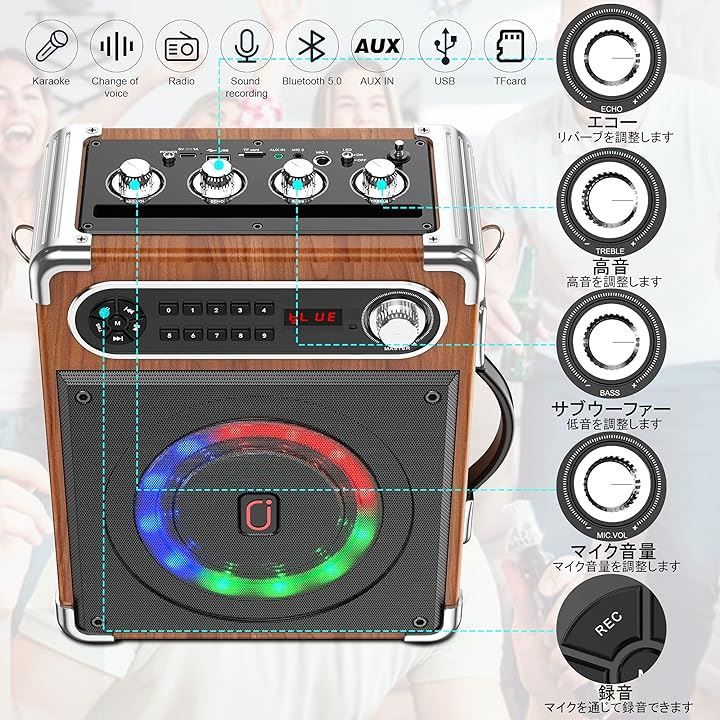 ワイヤレスマイク２本 Bluetooth