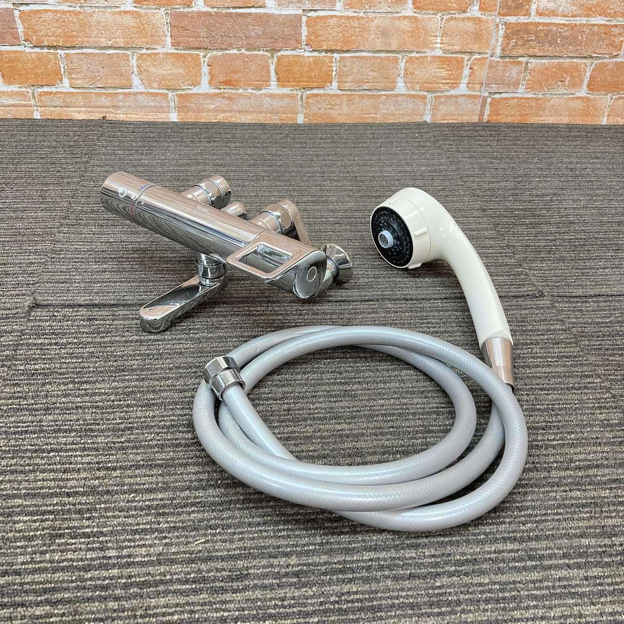 TOTO TKSO5314J　壁付サーモスタット混合水栓 TOTO 壁付シングル混合水栓(エコシングル、ハンドシャワー、共用