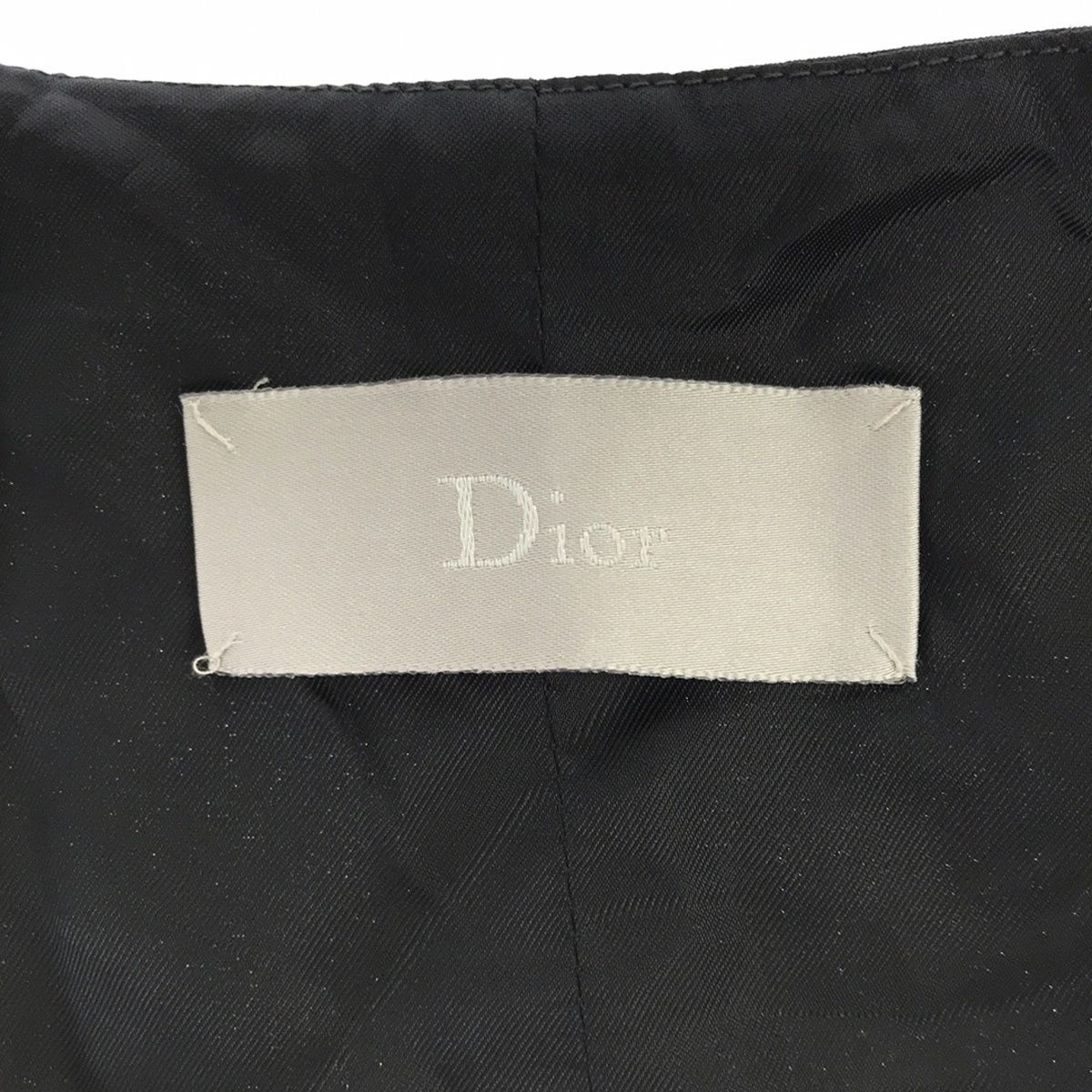 Dior HOMME ディオールオム 10AW トリムロングベスト 0H3160800559 