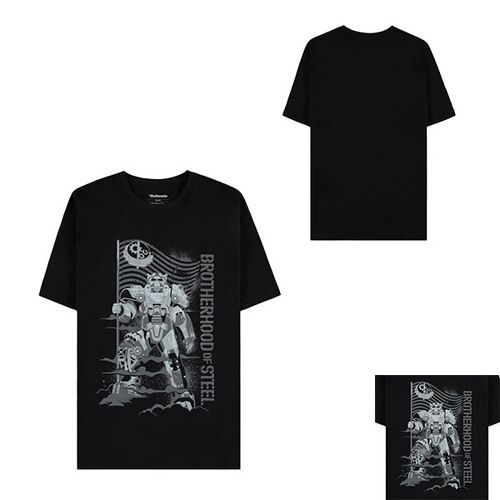 【メール便】IGN JAPAN STORE Fallout（フォールアウト） Vault 33 - Brotherhood of Steel プリントTシャツ 1枚