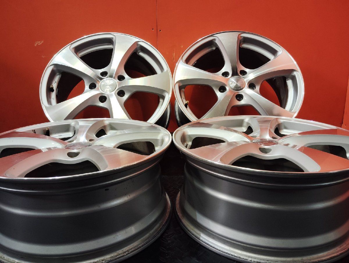 LEONIS レオニス 社外ホイール 17インチ 4本 7J5HPCD114.3 53 ヴォクシー レヴォーグ等 VHL381