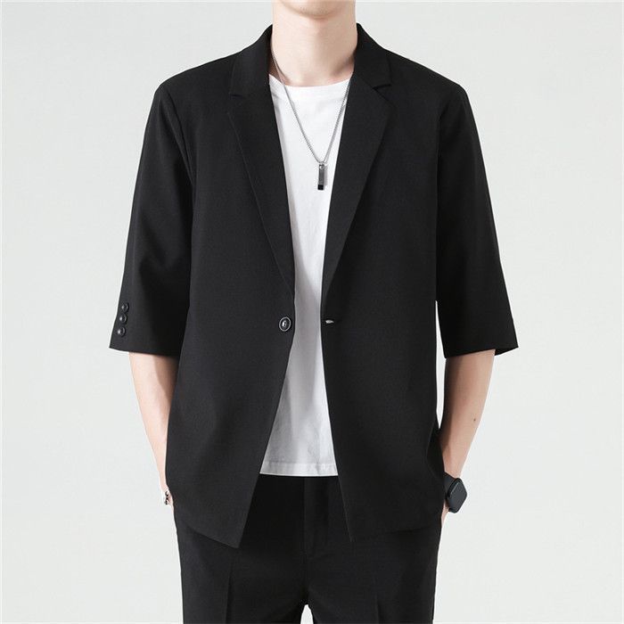 闘争 サマージャケット テーラード メンズ ブレザー ジャケット アウター 五分袖 テーラードジャケット クールビズ 無地 ビジネス カジュアル ゴルフ オフィス 紳士服 夏ジャケット 夏服 父の日 プレゼントesyxz09