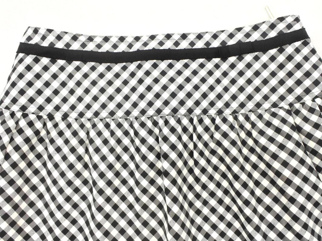 【新品タグ付き】courreges クレージュ　ツイードデザインスカート　日本製 Courreges クレージュ チェック スカート size36/白x黒