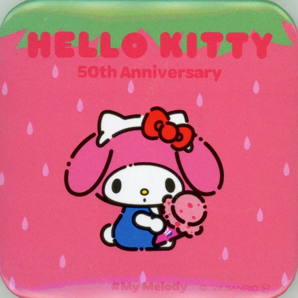 中古】バッジ・ビンズ マイメロディ オリジナル缶バッジ