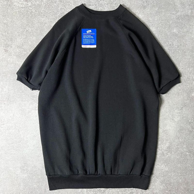 レビュー高評価の商品!の商品をすべて デッドストック 80s USA製 TULTEX 無地 半袖 スウェット トップス