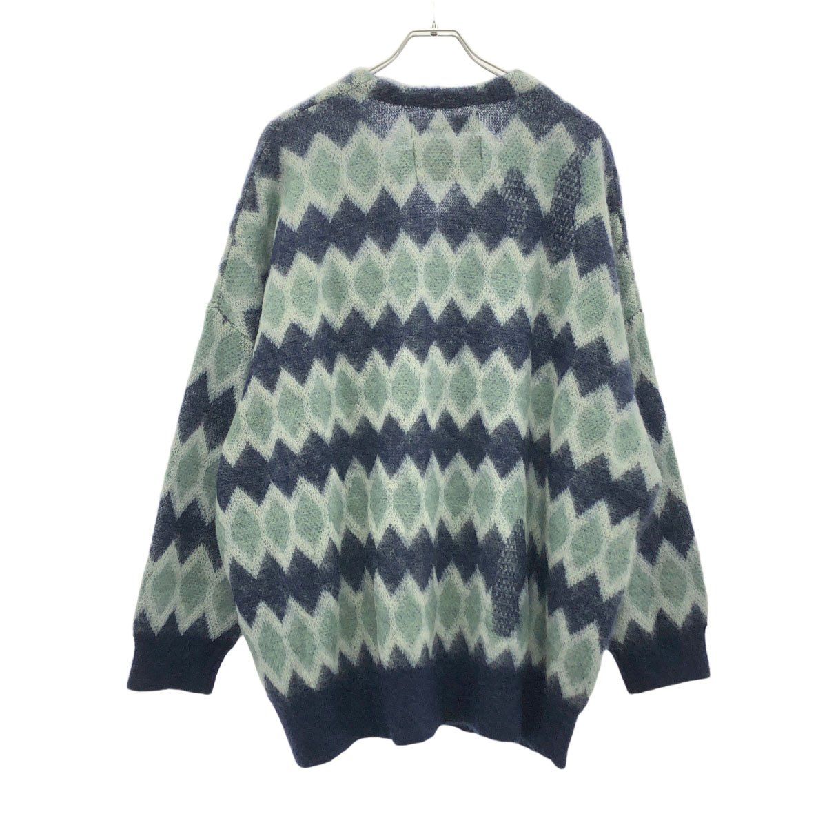 DAIRIKU ダイリク 23AW Mohair Border Cardigan モヘアボーダー 