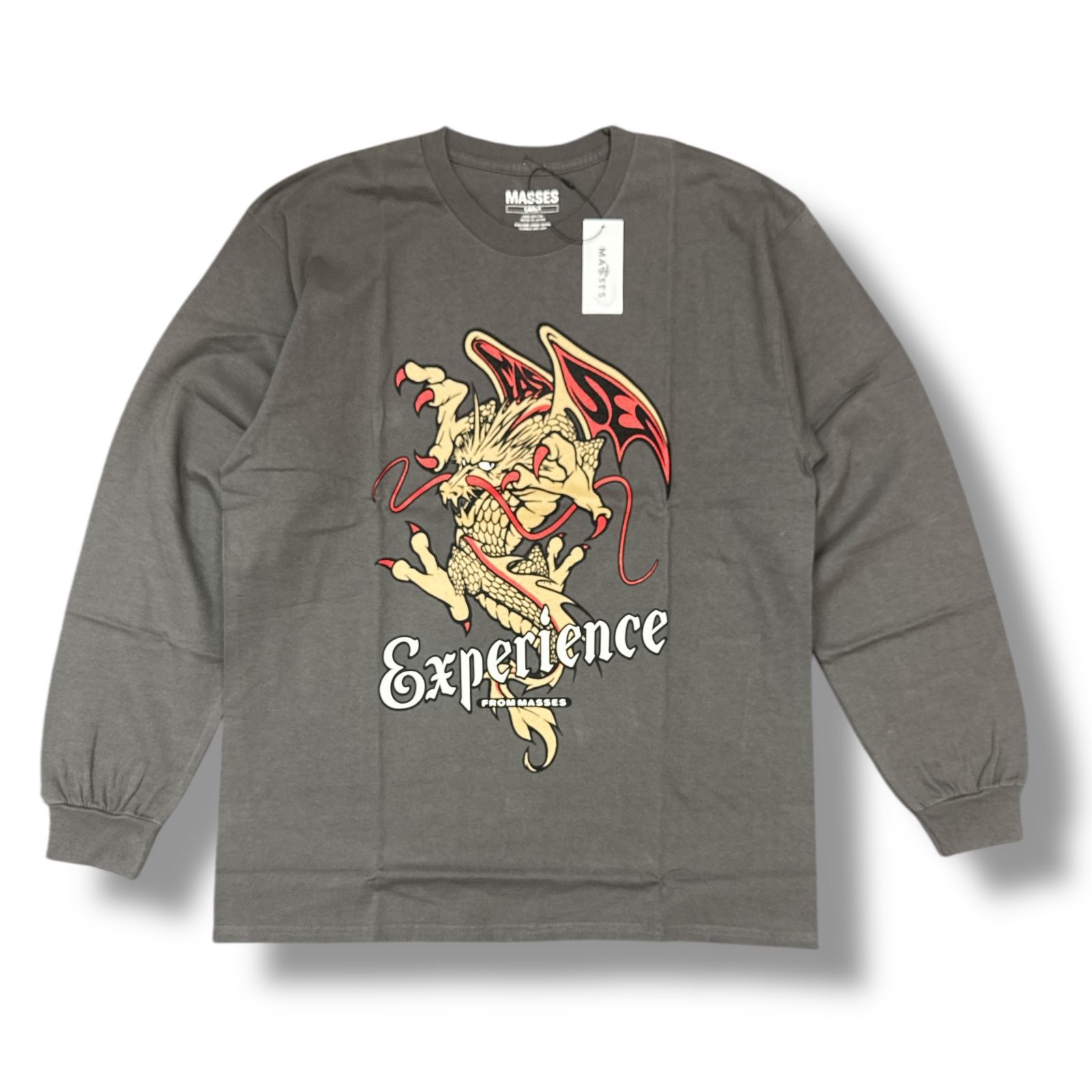 参考上代13200円 未使用品 MASSES 25SS T-SHIRTS L/S DRAGON ロング 